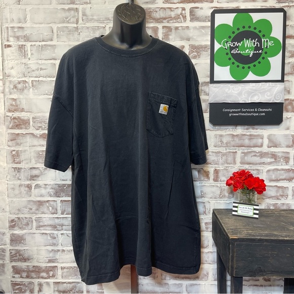 Carhartt Black Short Sleeve Tee 2XL - Picture 1 of 6